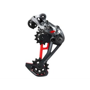 SRAM Bagskifter X01 Eagle 12 speed Long cage Red Grey graphics